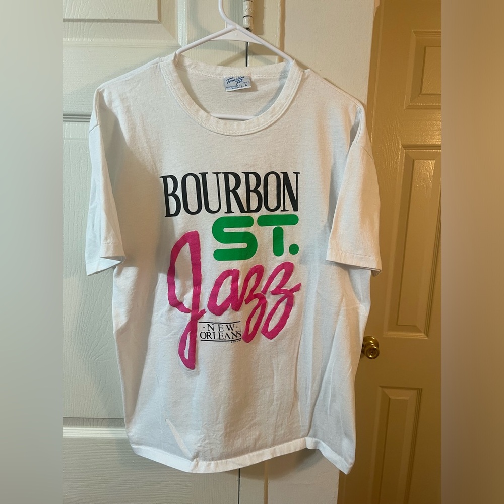 1990 Bourbon Street Jazz - New Orleans - Sz L - Tennessee Tee